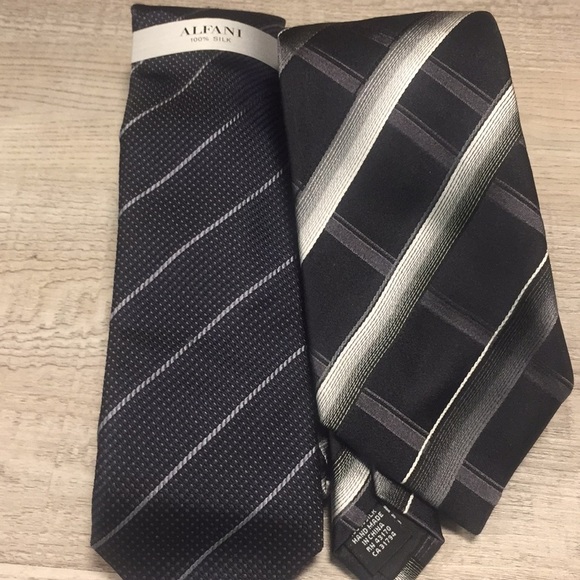 Alfani Men’s Black Tie Bundle - Picture 2 of 4